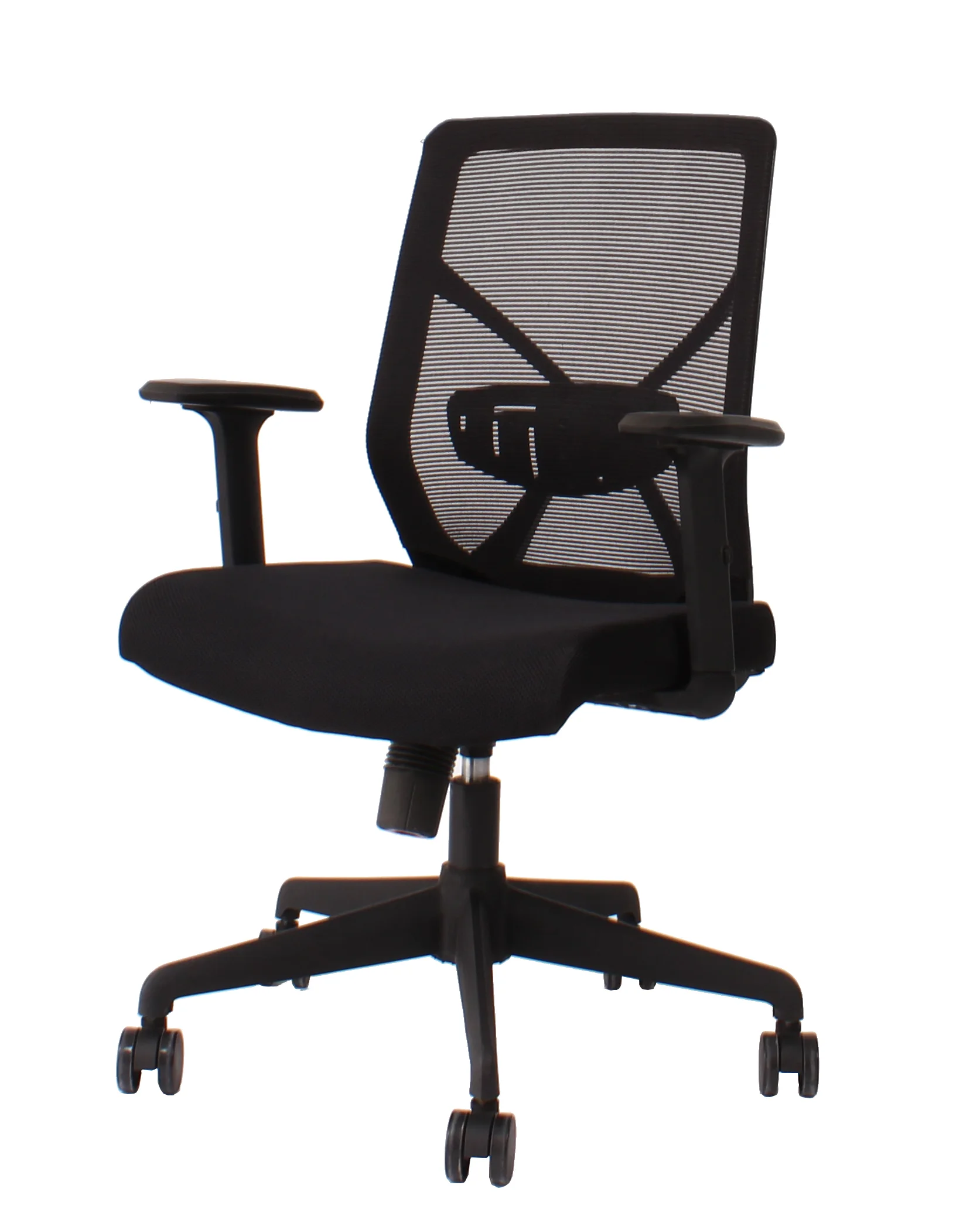 Management Chair- In Black Color With Side View